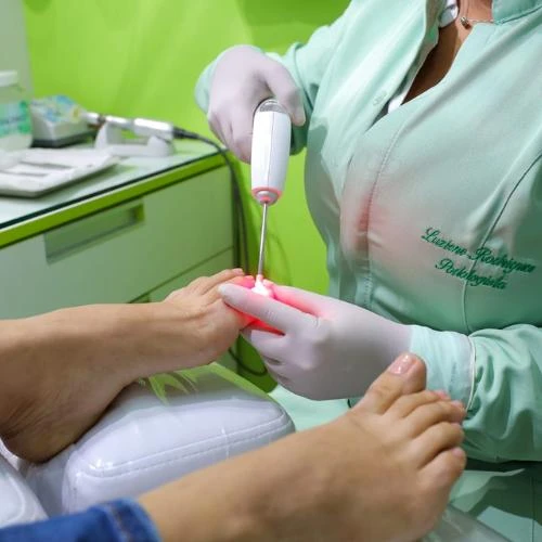 Podólogo especialista em diabetes